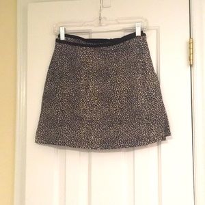 Adorable cheetah mini skirt, medium.